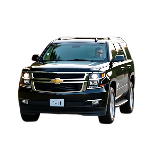 car, photorealistic, black, suv transparent PNG cut-out
