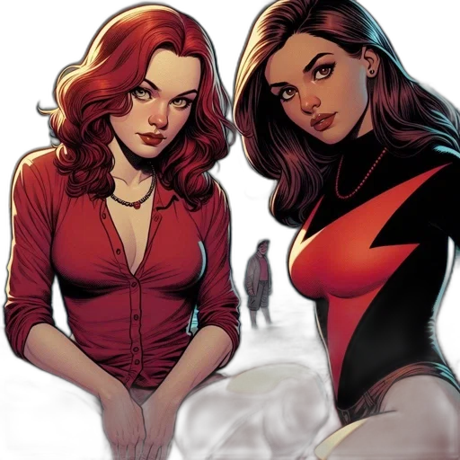 comic book art, concept art, fire, red transparent PNG cut-out