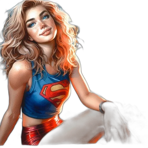comic book art, concept art, fantasy art, photorealistic transparent PNG cut-out