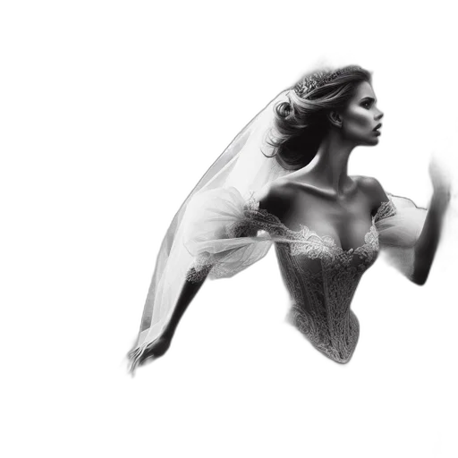 dress, jewelry, crown, face transparent PNG cut-out