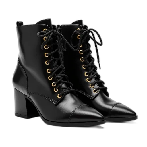 shoes, dark, pair, black transparent PNG cut-out