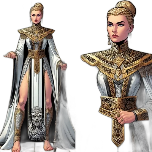 concept art, fantasy art, comic book art, pixel art transparent PNG cut-out