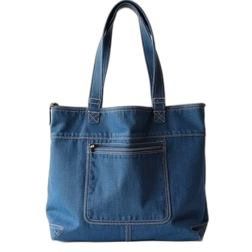 blue, tote, denim, totes transparent PNG cut-out