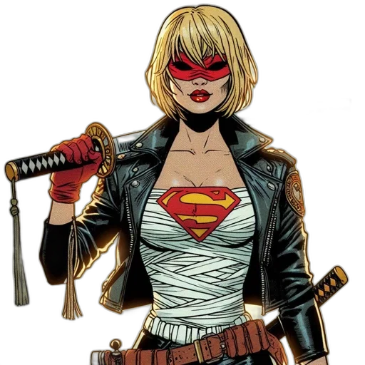 comic book art, concept art, cartoon, blonde-haired transparent PNG cut-out