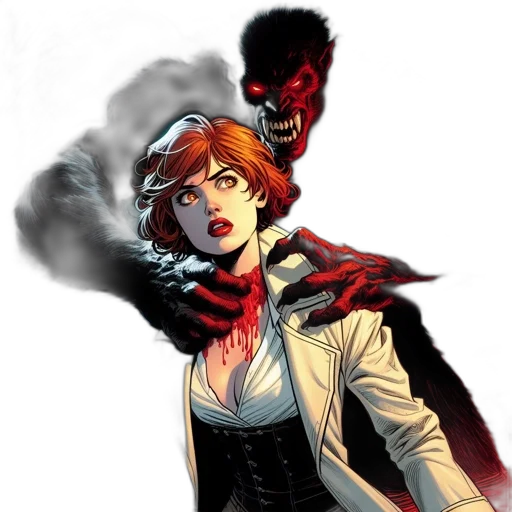 staff, jacket, comic book art, concept art transparent PNG cut-out