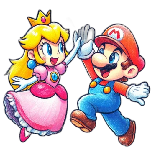 crown, dress, weapon, pixel art transparent PNG cut-out