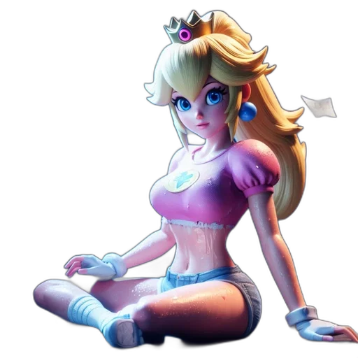 dress, staff, crown, concept art transparent PNG cut-out