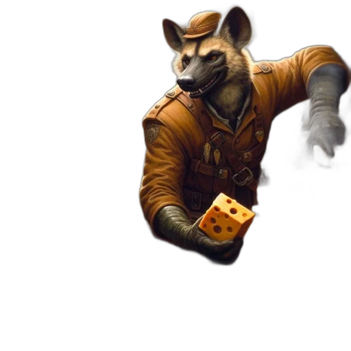 animal, jacket, creature, staff transparent PNG cut-out