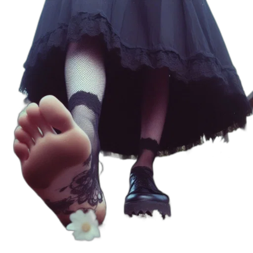 dress, shoes, creature, umbrella transparent PNG cut-out
