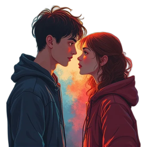 jacket, face, mask, comic book art transparent PNG cut-out