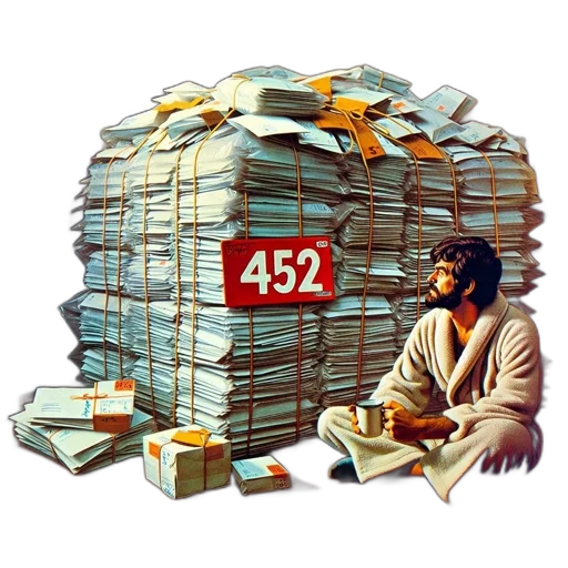 3d render, concept art, man, sits transparent PNG cut-out