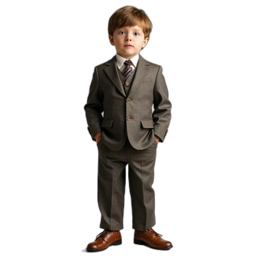 staff, jacket, photorealistic, boys transparent PNG cut-out