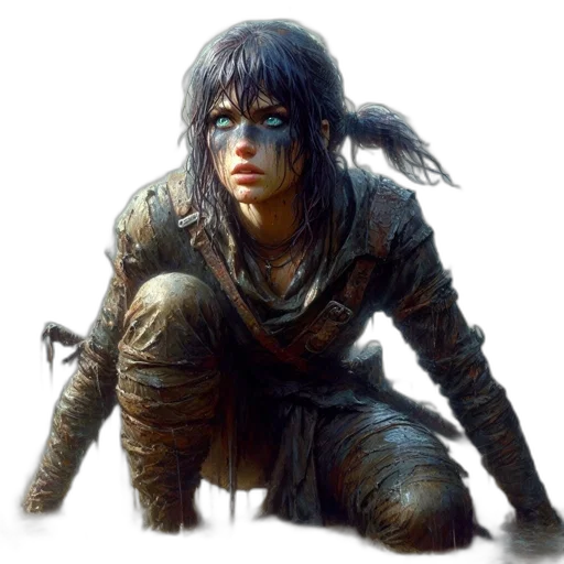 face, weapon, creature, sword transparent PNG cut-out