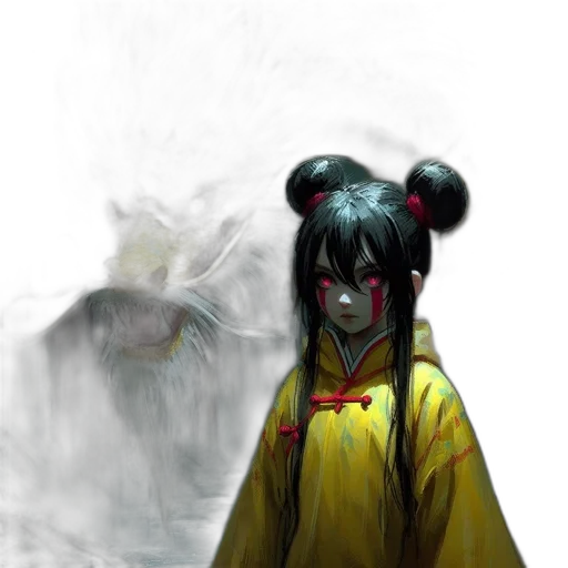 mask, face, creature, staff transparent PNG cut-out