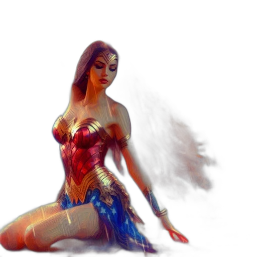 fantasy art, concept art, comic book art, photorealistic transparent PNG cut-out
