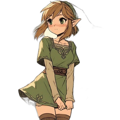 dress, staff, creature, sword transparent PNG cut-out