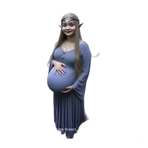 dress, creature, robot, 3d render transparent PNG cut-out