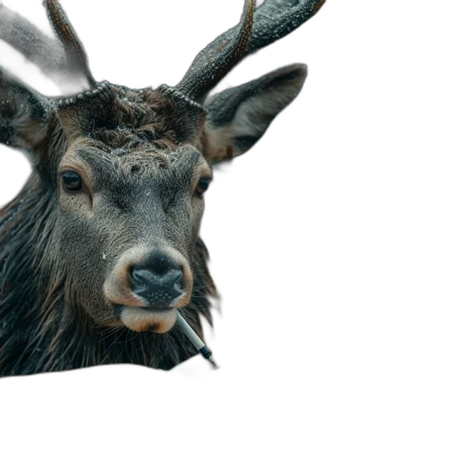 animal, creature, crown, face transparent PNG cut-out