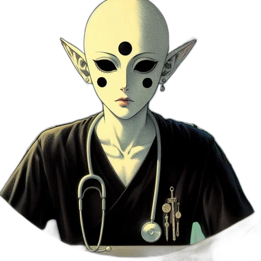 mask, staff, face, jewelry transparent PNG cut-out