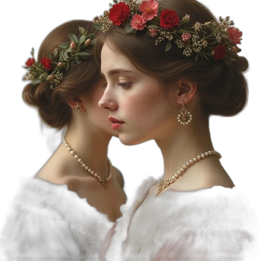 jewelry, crown, face, dress transparent PNG cut-out