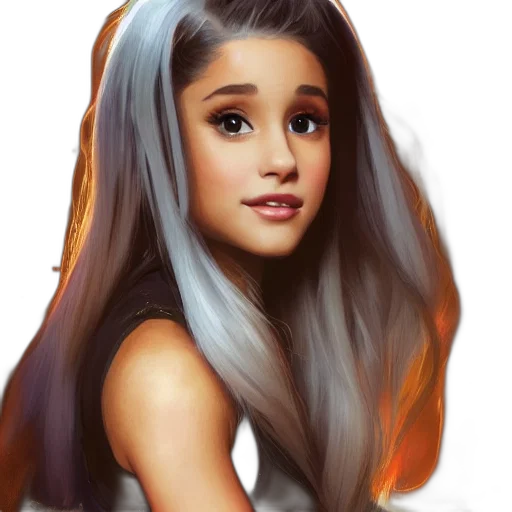 hair, face, photorealistic, fantasy art transparent PNG cut-out