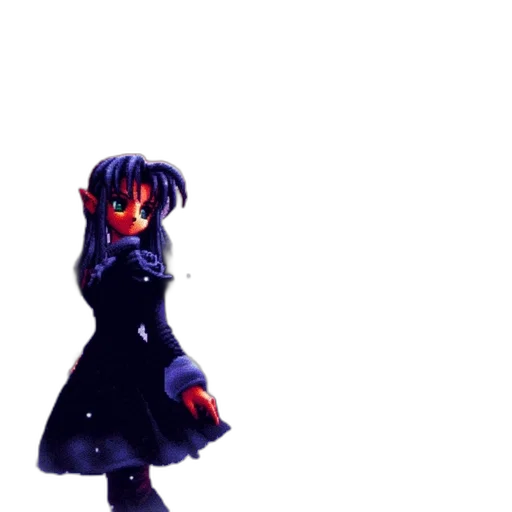 dress, staff, creature, robot transparent PNG cut-out