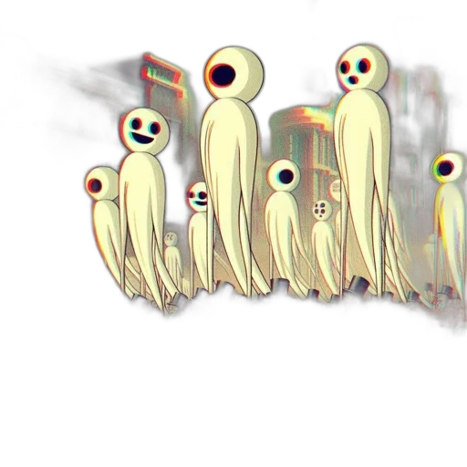 robot, creature, staff, mask transparent PNG cut-out