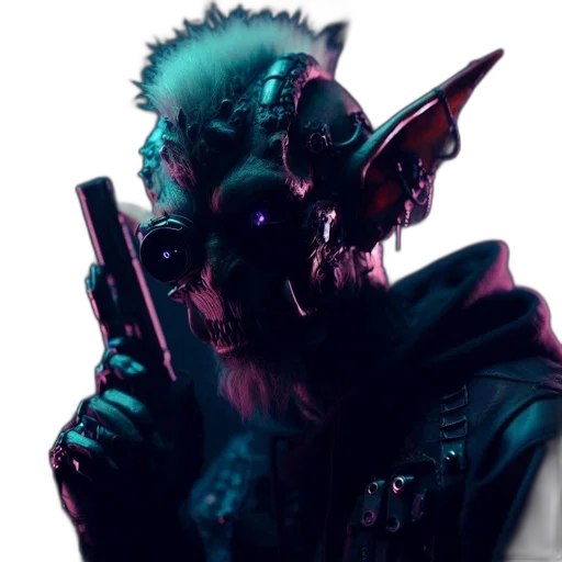 mask, weapon, robot, face transparent PNG cut-out