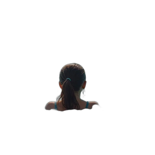 hair, face, mask, creature transparent PNG cut-out