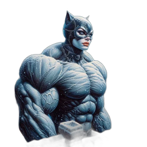 animal, comic book art, concept art, 3d render transparent PNG cut-out