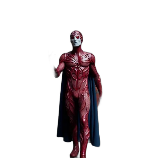 mask, creature, concept art, 3d render transparent PNG cut-out