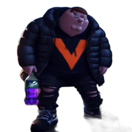 jacket, bottle, creature, animal transparent PNG cut-out