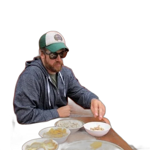 food, jacket, hat, concept art transparent PNG cut-out