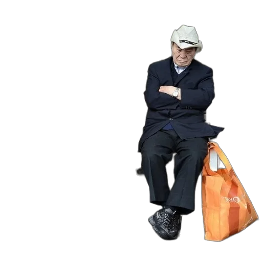 jacket, hat, staff, furniture transparent PNG cut-out
