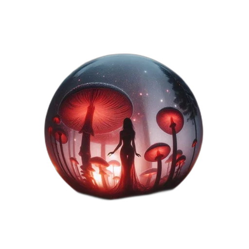 umbrella, concept art, fantasy art, 3d render transparent PNG cut-out