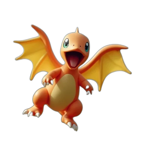 dragon, creature, animal, staff transparent PNG cut-out