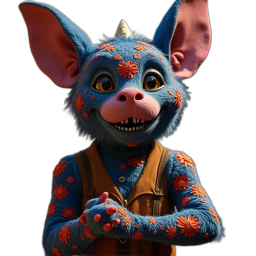 staff, animal, mask, jacket transparent PNG cut-out