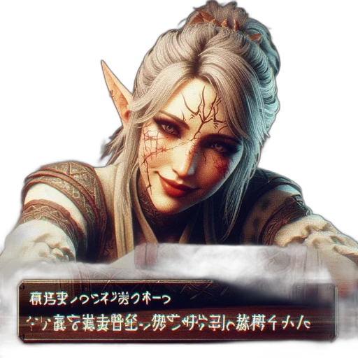 dragon, face, staff, weapon transparent PNG cut-out