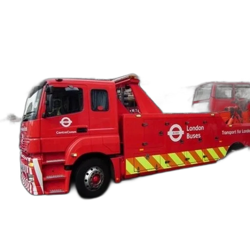 3d render, red, london, buses transparent PNG cut-out