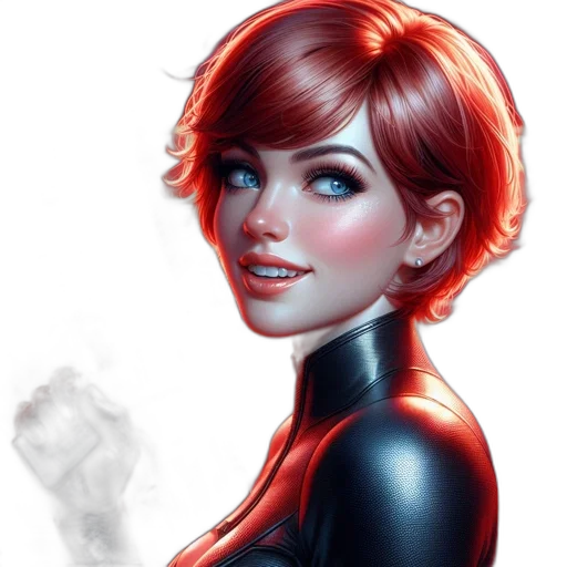 face, comic book art, concept art, fantasy art transparent PNG cut-out