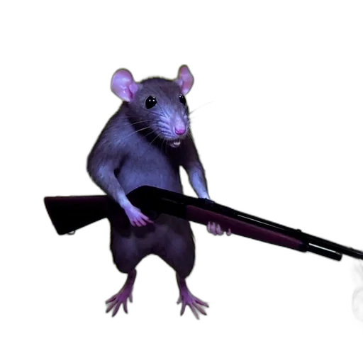 weapon, staff, animal, creature transparent PNG cut-out