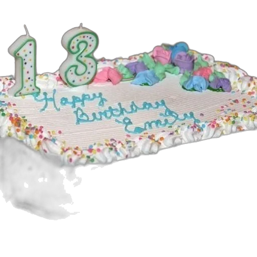 hat, 3d render, birthday, cake transparent PNG cut-out