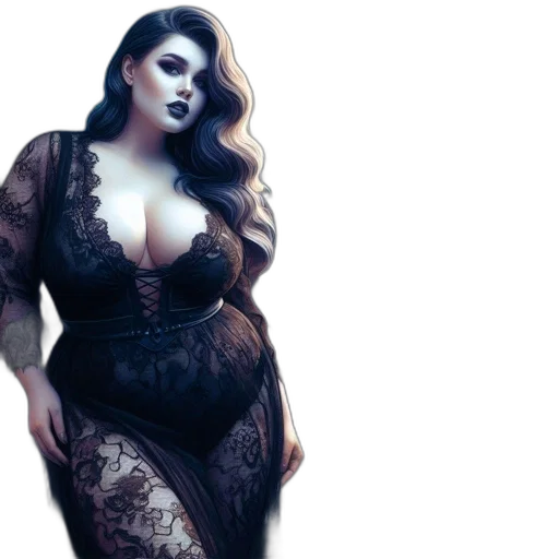 dress, dark, hauntingly, beautiful transparent PNG cut-out