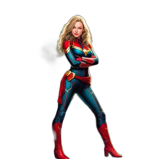 comic book art, concept art, 3d render, cartoon transparent PNG cut-out