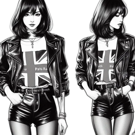 jacket, comic book art, concept art, cartoon transparent PNG cut-out