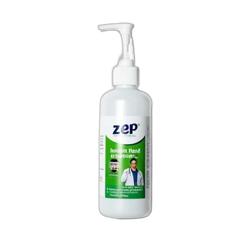 bottle, white, green, label transparent PNG cut-out