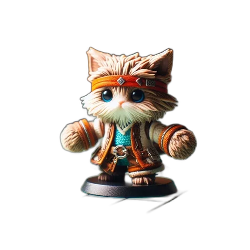 staff, animal, creature, 3d render transparent PNG cut-out