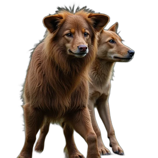 animal, creature, hair, crown transparent PNG cut-out