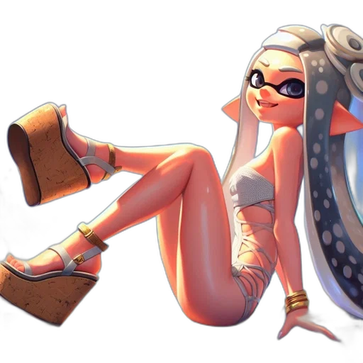 dress, weapon, concept art, 3d render transparent PNG cut-out