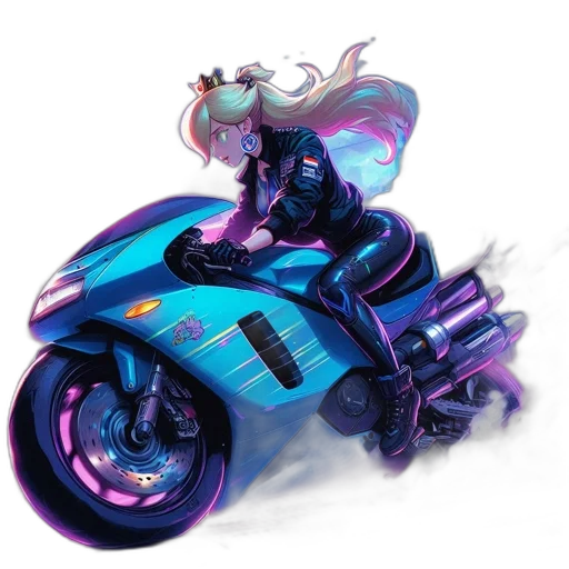 jacket, concept art, cyberpunk, fantasy art transparent PNG cut-out